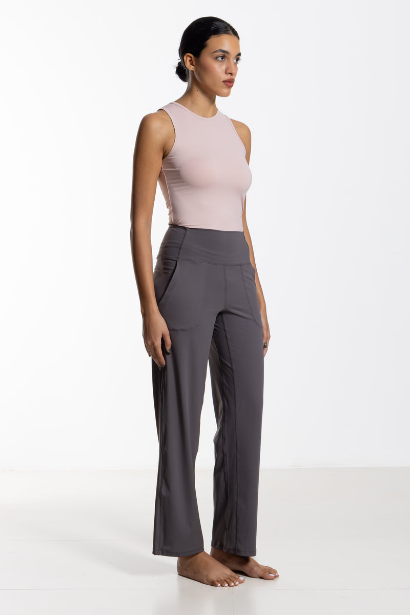 Soft High-Rise Wide-Leg Pant