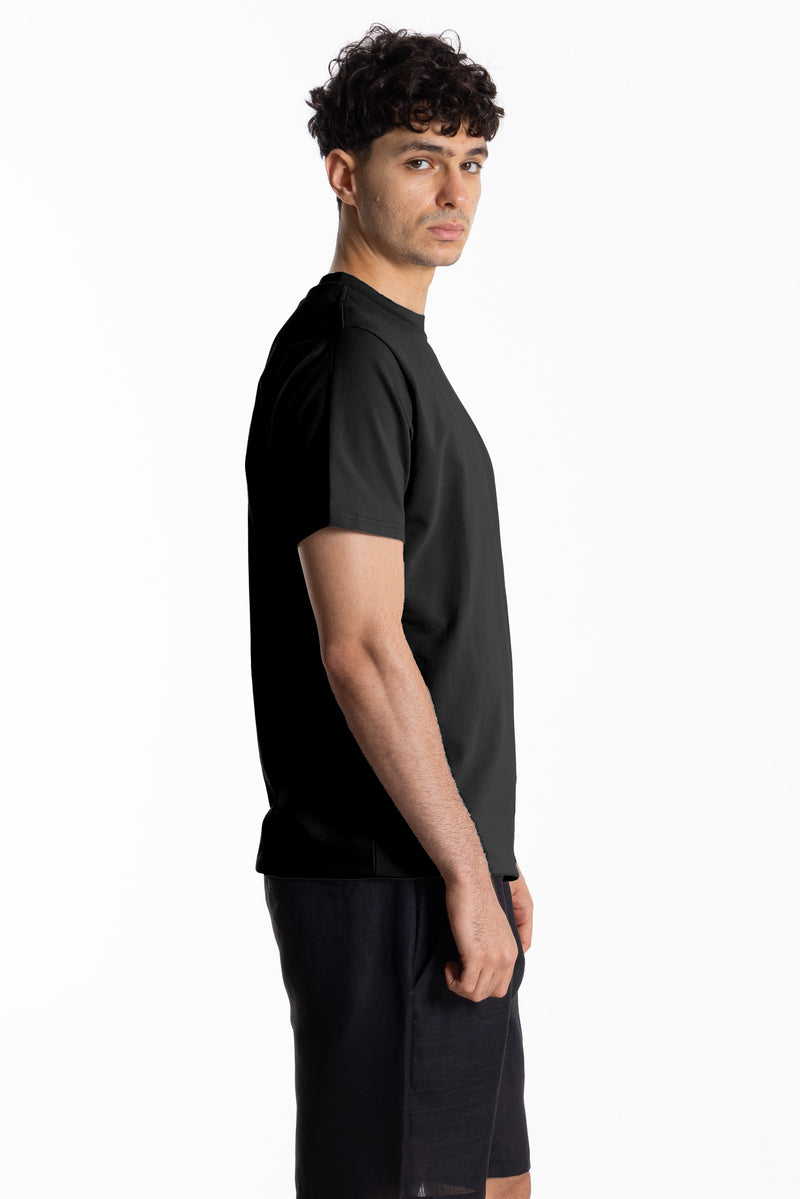 COTTON BLEND PRINTED T-SHIRT