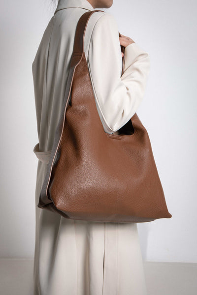 TEXTURED LEATHER BAG