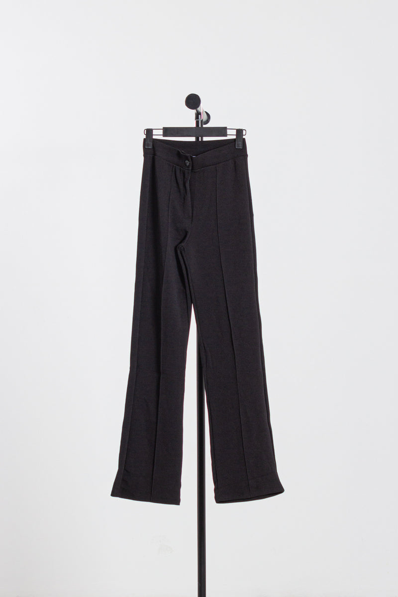 STRAIGHT PLEATED TROUSERS