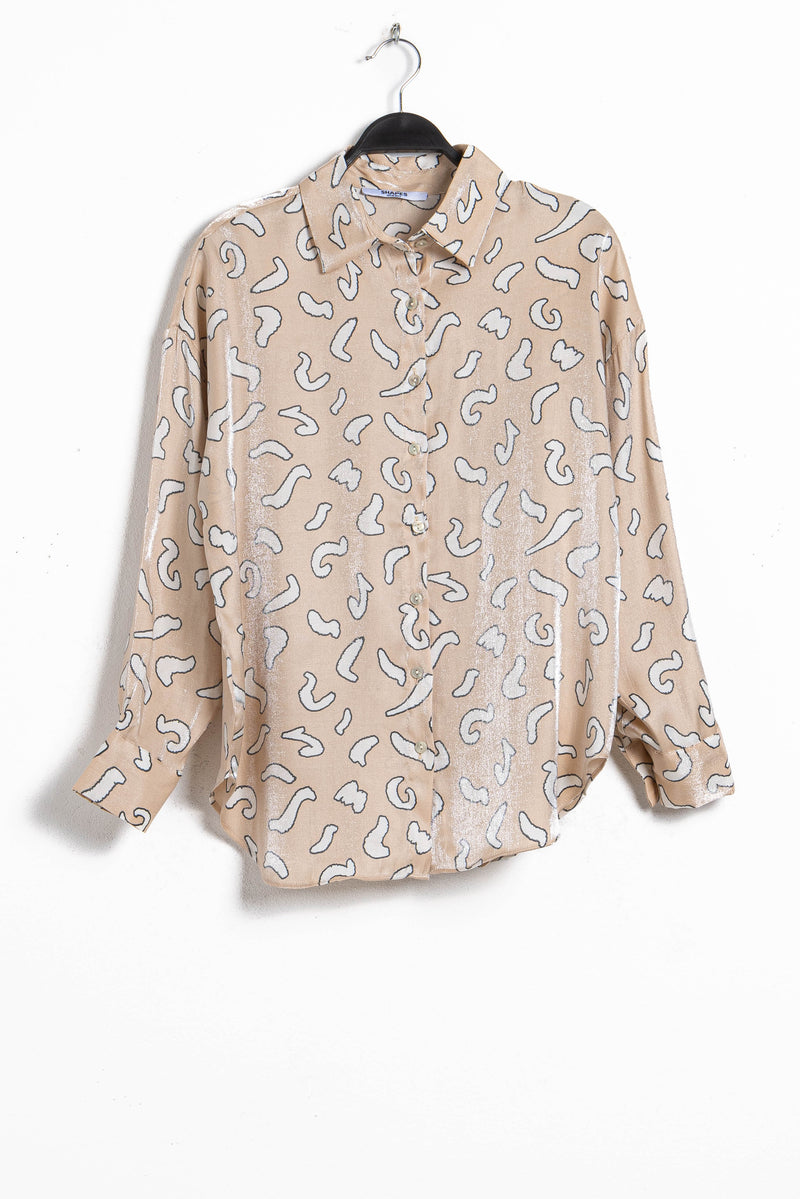 PRINTED SATIN SHIRT