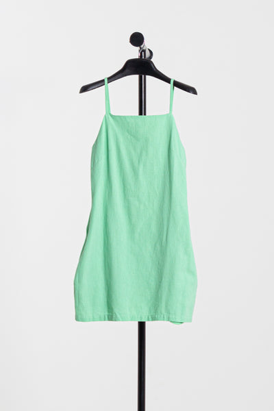 LINEN BLEND SHORT DRESS