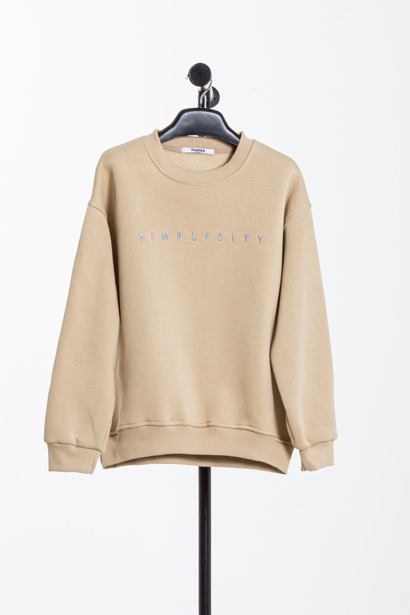 EMBROIDERED COMFORT SWEATSHIRT