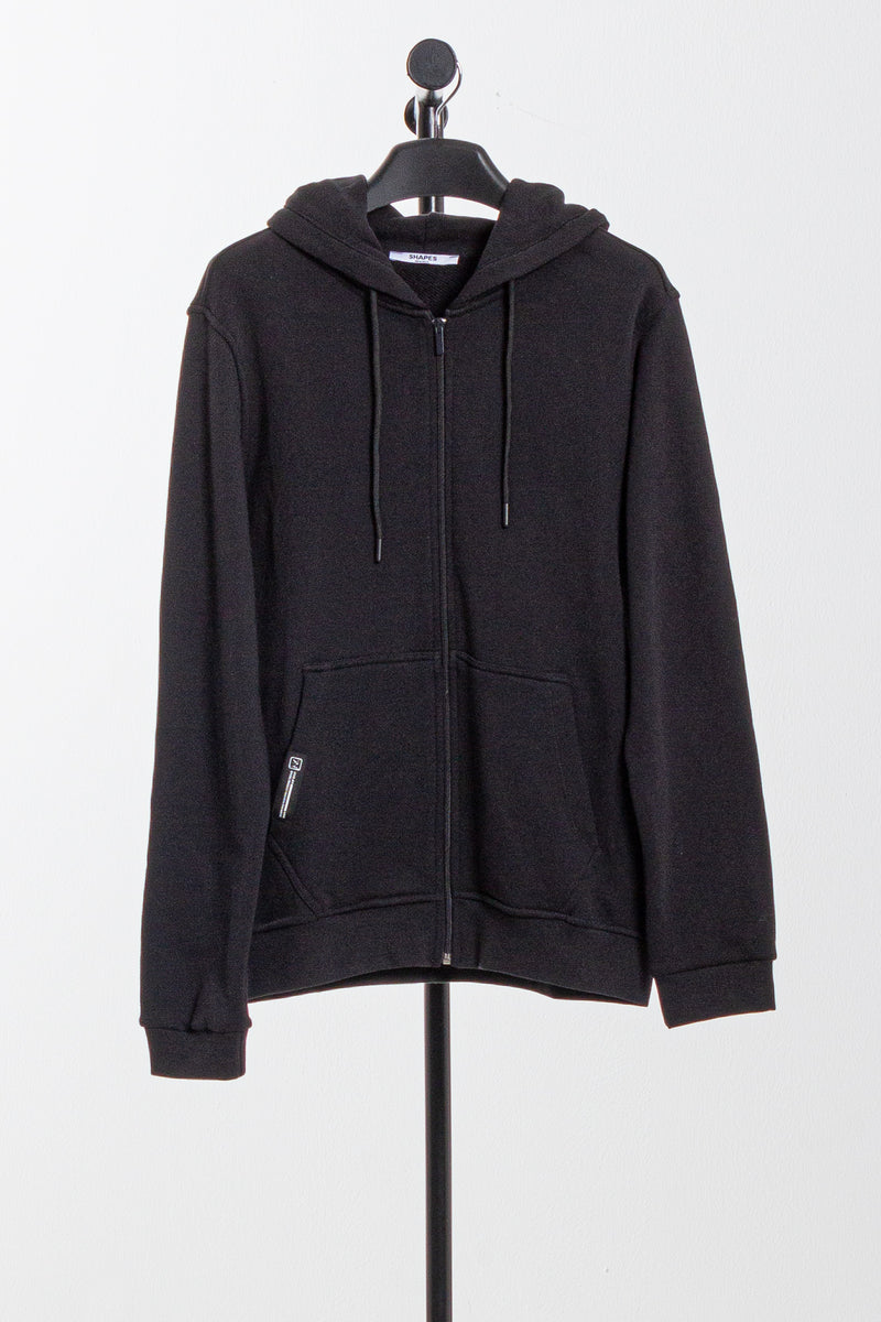 SLIM FIT TEXTURED HOODIE JACKET