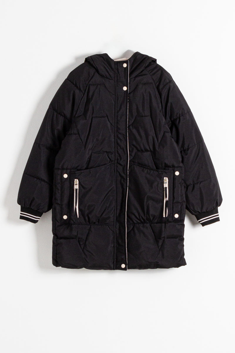 DETAIL HOODED PARKA