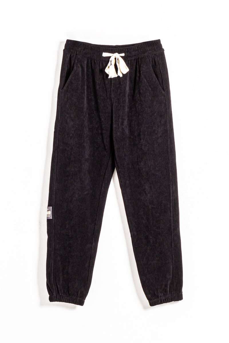 JOGGER WAIST CORDUROY TROUSERS