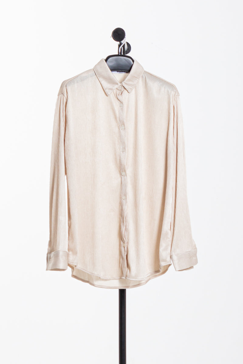 FLOWY SATIN SHIRT