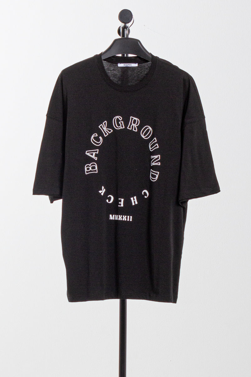 CONTRAST PRINT SLOGAN T-SHIRT