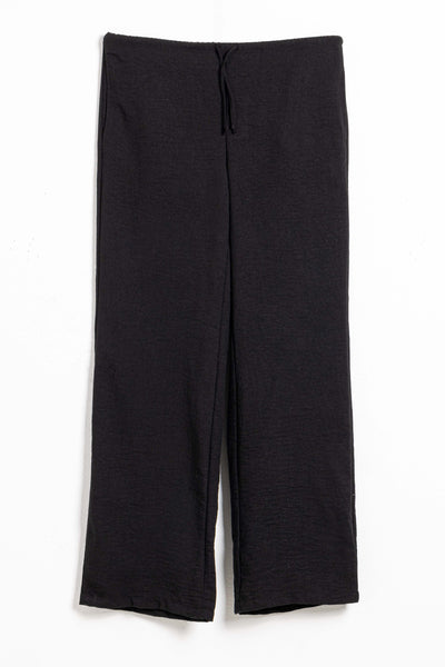 LINEN BLEND JOGGER WAIST TROUSERS