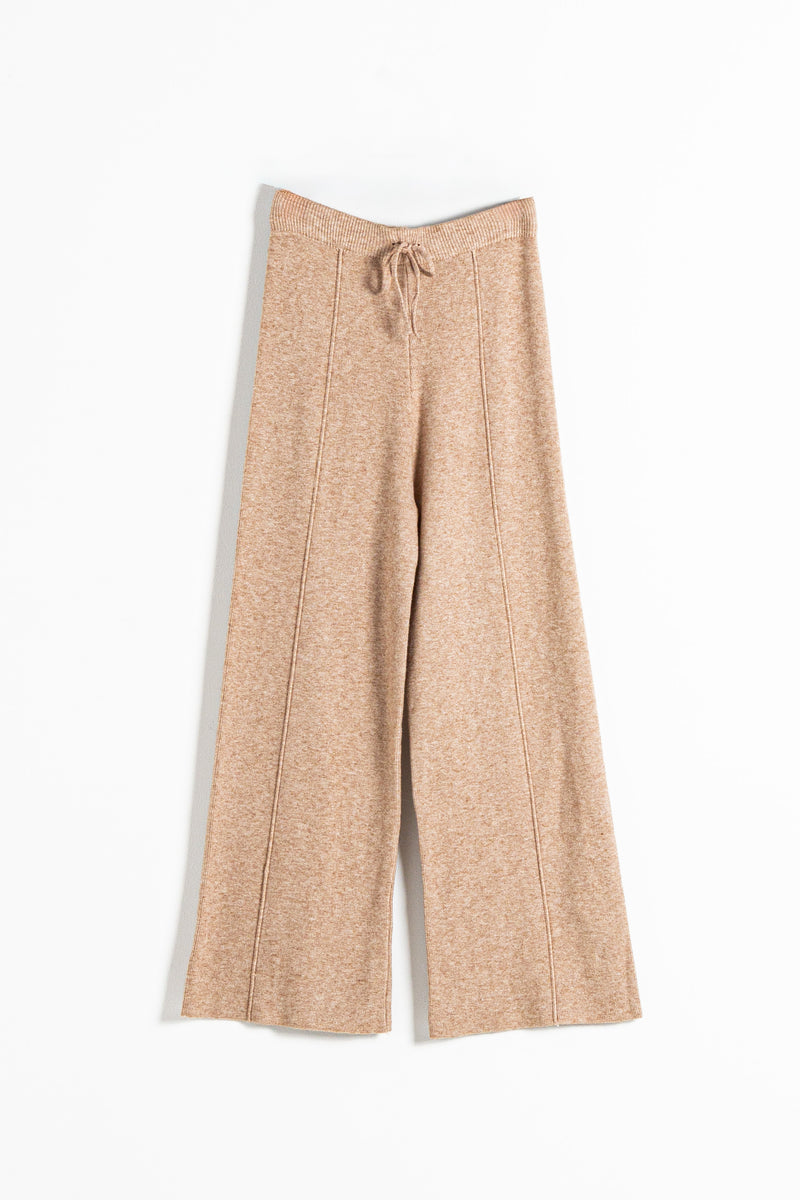 TEXTURED KNIT TROUSERS