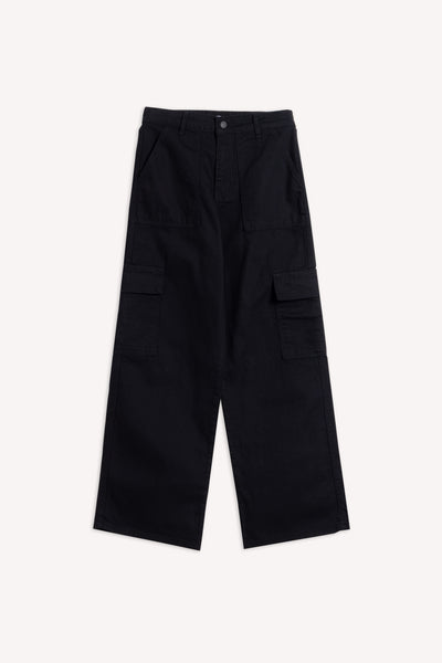 STRAIGHT-FIT CARGO TROUSERS