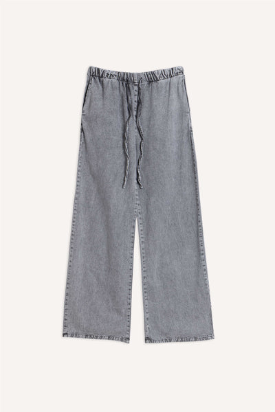 WIDE-LEG DENIM TROUSERS