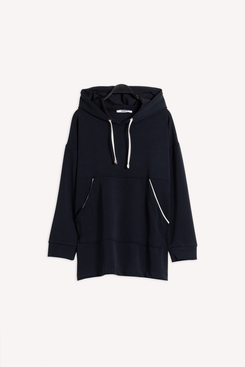 DETAILED LONG HOODIE SET