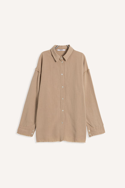 LINEN BLEND COMFORT SHIRT