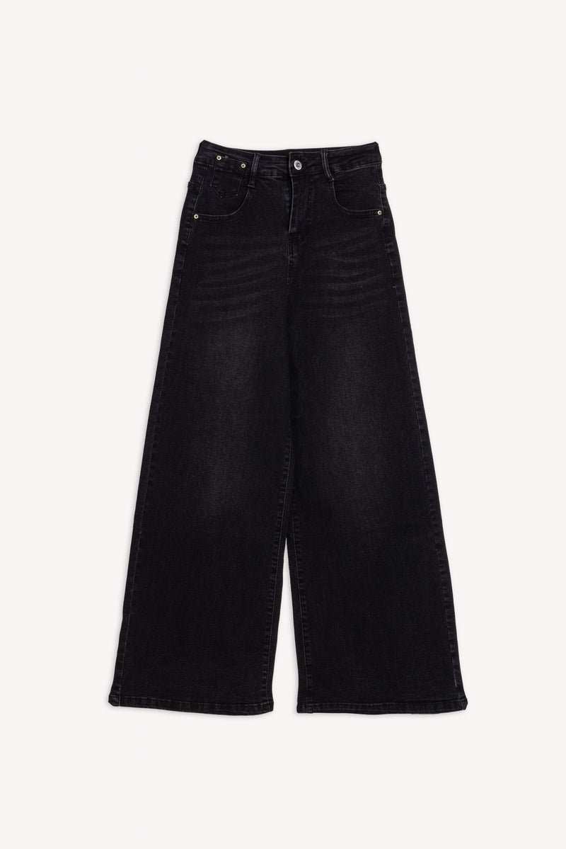 WIDE-LEG HIGH WAIST JEANS