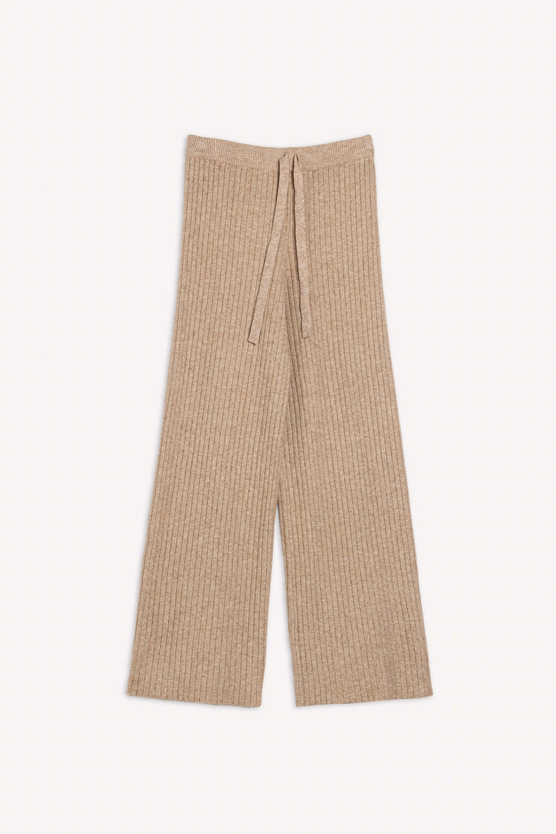 COMFORT TEXTURED KNIT TROUSERS