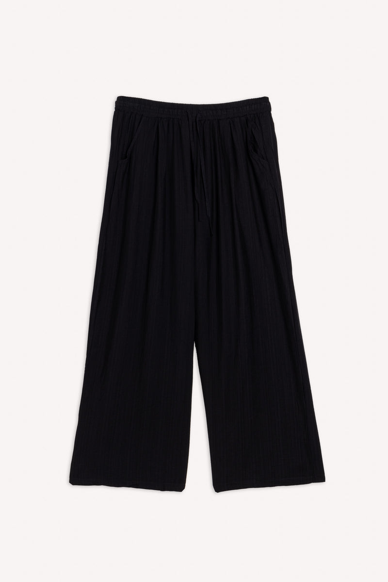 WIDE-LEG COMFORT TROUSERS