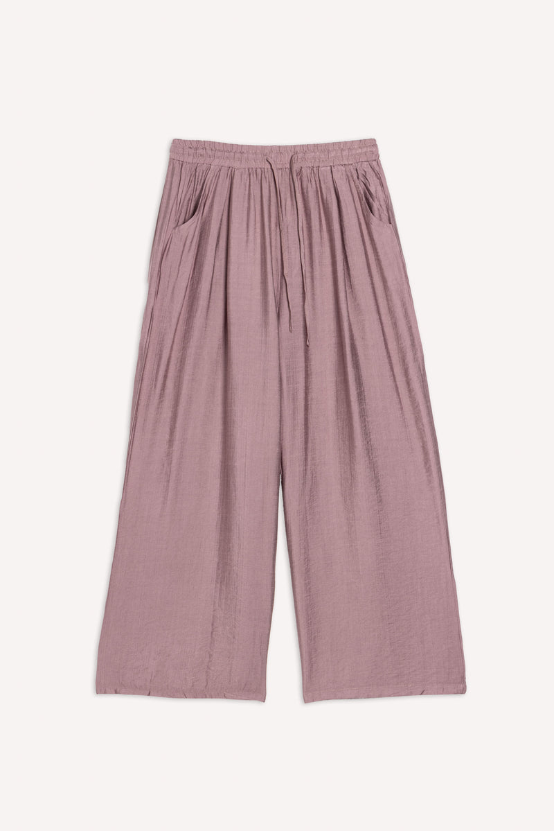 WIDE-LEG COMFORT TROUSERS