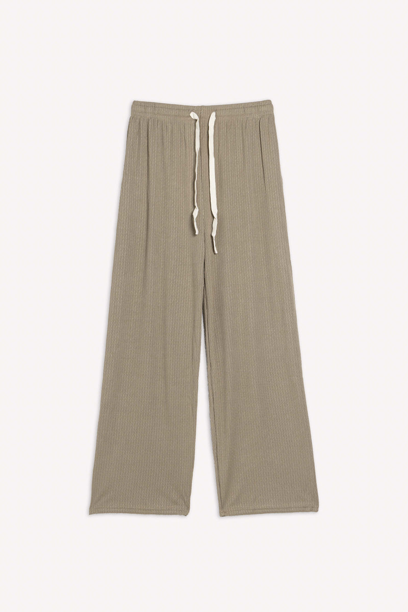 TEXTURED COMFORT TROUSERS