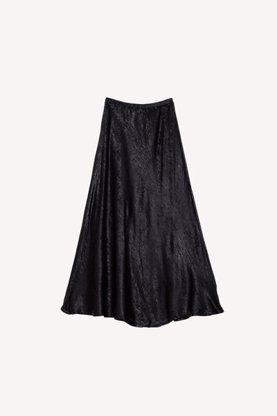 TEXTURED SHINY COMFORT SKIRT