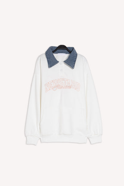 EMBROIDERED SWEATSHIRT