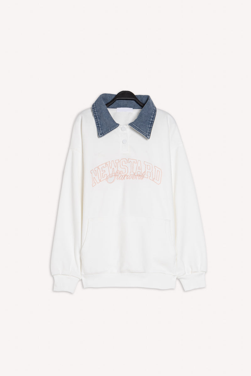 EMBROIDERED SWEATSHIRT