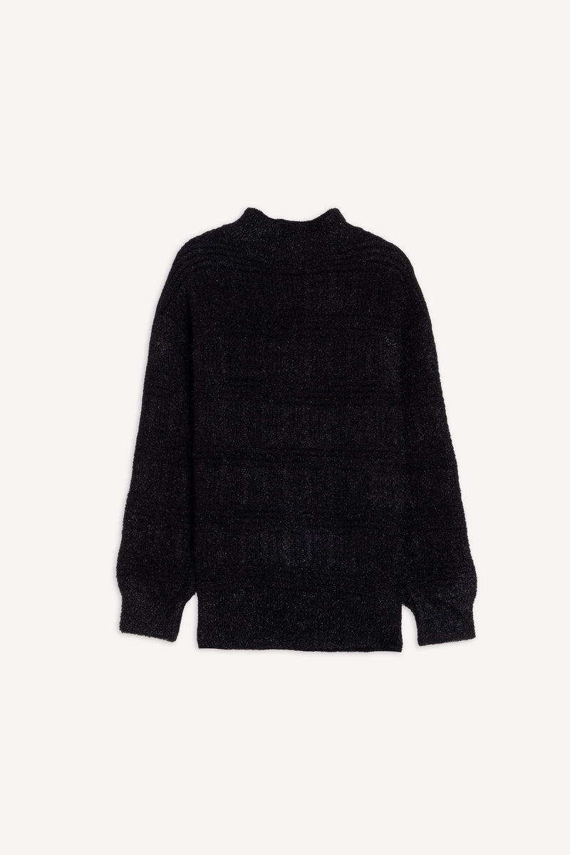 CABLE-KNIT SWEATER