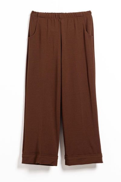 WIDE-LEG JOGGER WAIST TROUSERS