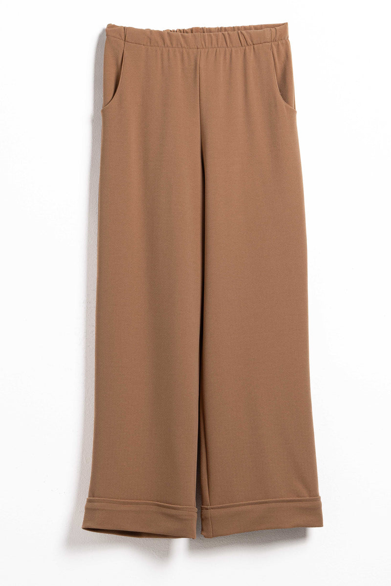 WIDE-LEG JOGGER WAIST TROUSERS