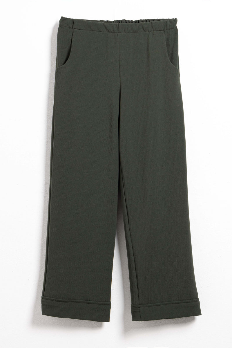 WIDE-LEG JOGGER WAIST TROUSERS