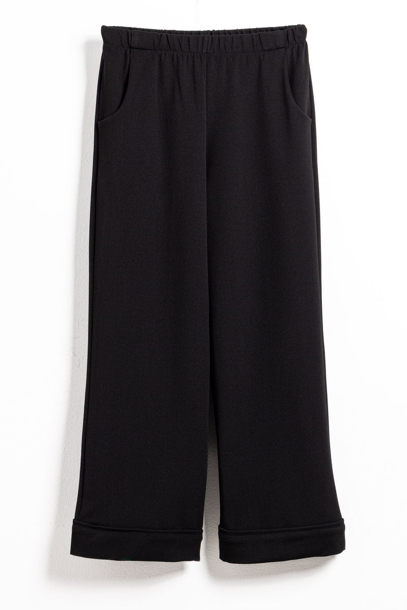 WIDE-LEG JOGGER WAIST TROUSERS