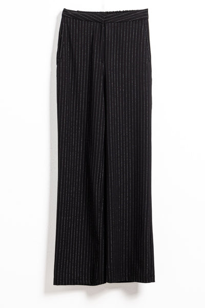 STRIPED TROUSERS WITH ELASTIC WAISTBAND