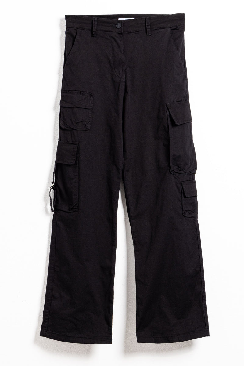 WIDE-LEG CARGO TROUSERS