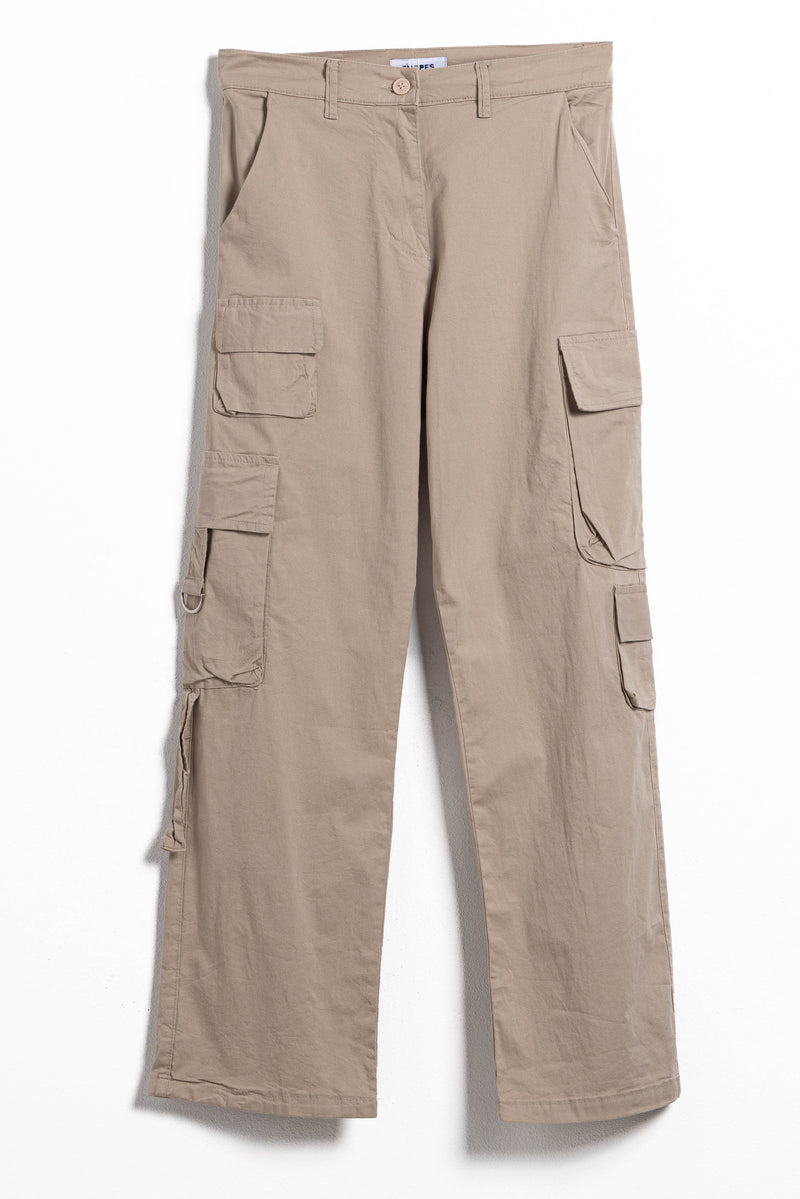 WIDE-LEG CARGO TROUSERS