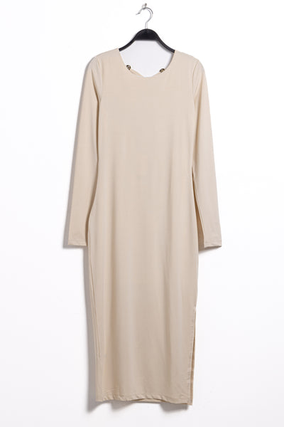 DETAIL FITTED MIDI DRESS