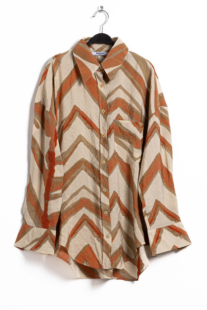 LIGHTWEIGHT ABSTRACT PRINT SHIRT