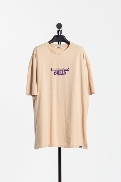 BULLS CONTRAST PRINTED T-SHIRT