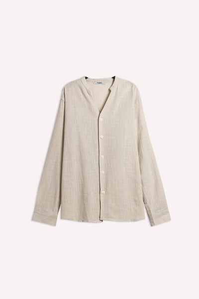 DETAILED LINEN SHIRT