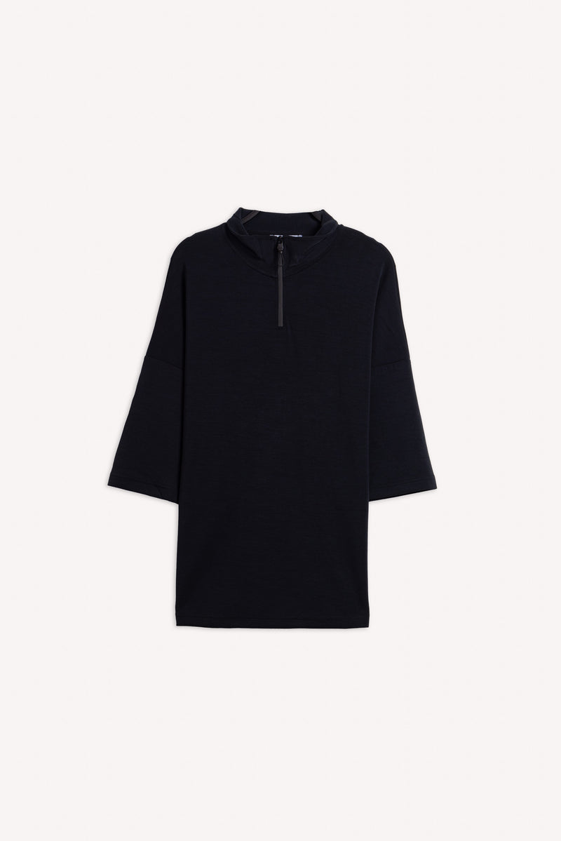 QUATER-ZIP SOFT T-SHIRT