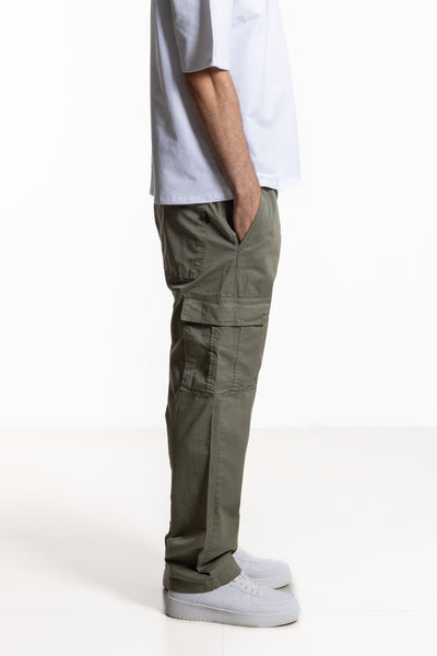 STRAIGHT FIT CARGO TROUSERS