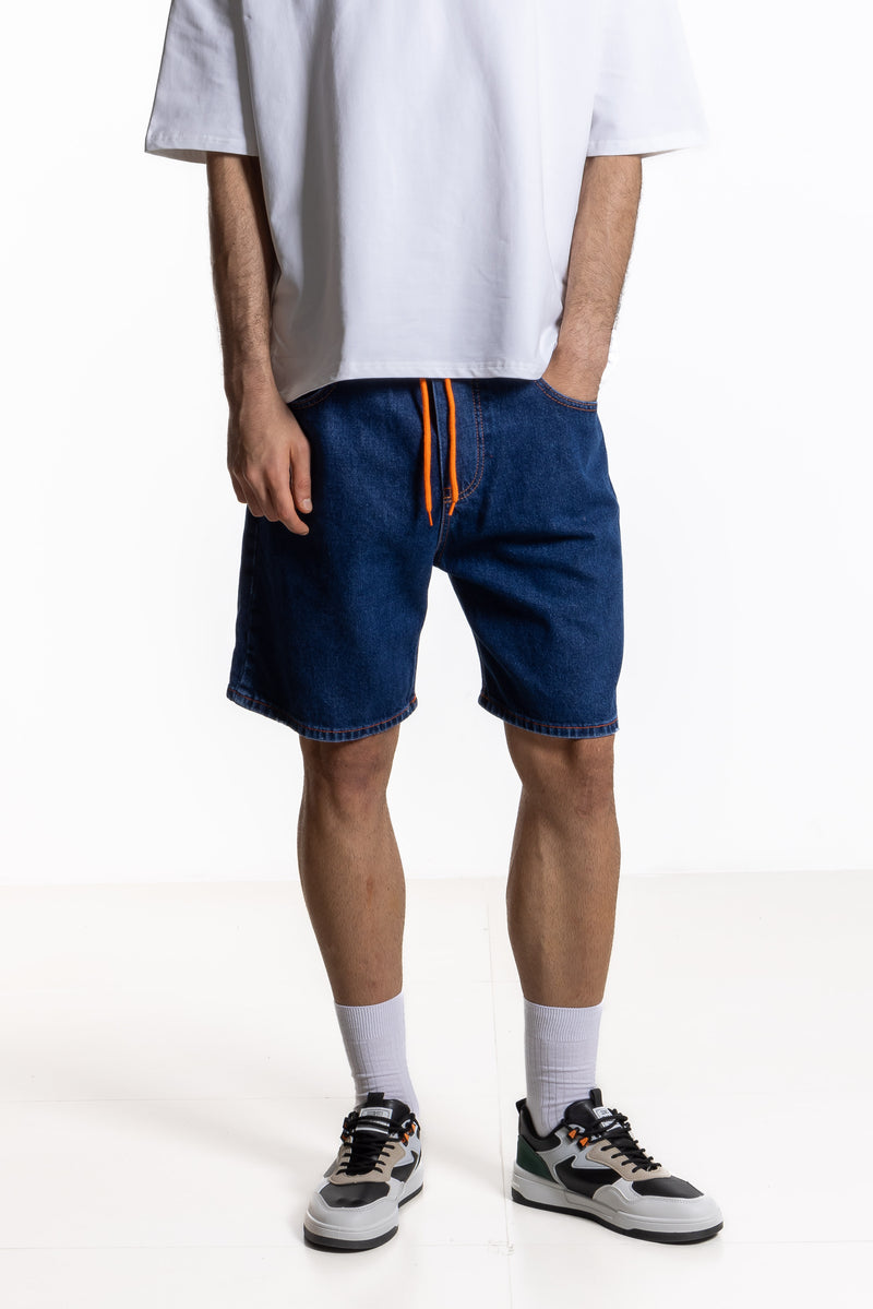 Jogger denim shorts sale