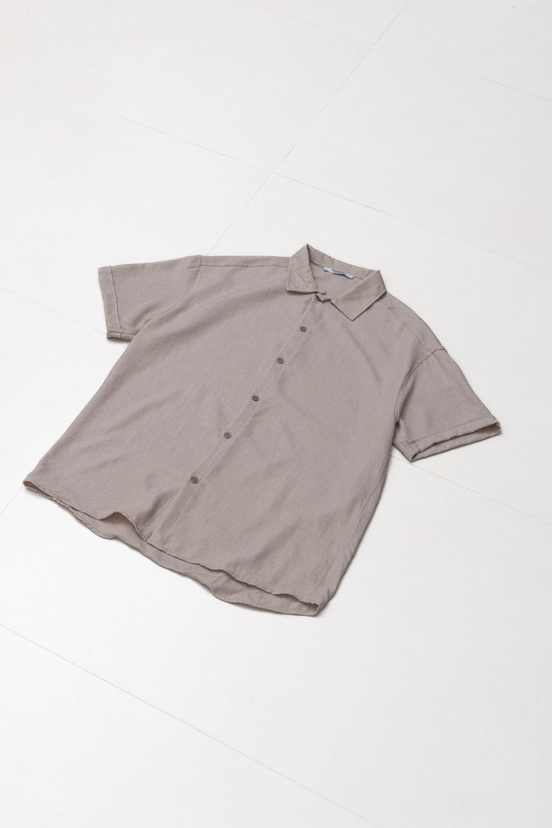 LINEN BLEND SHIRT