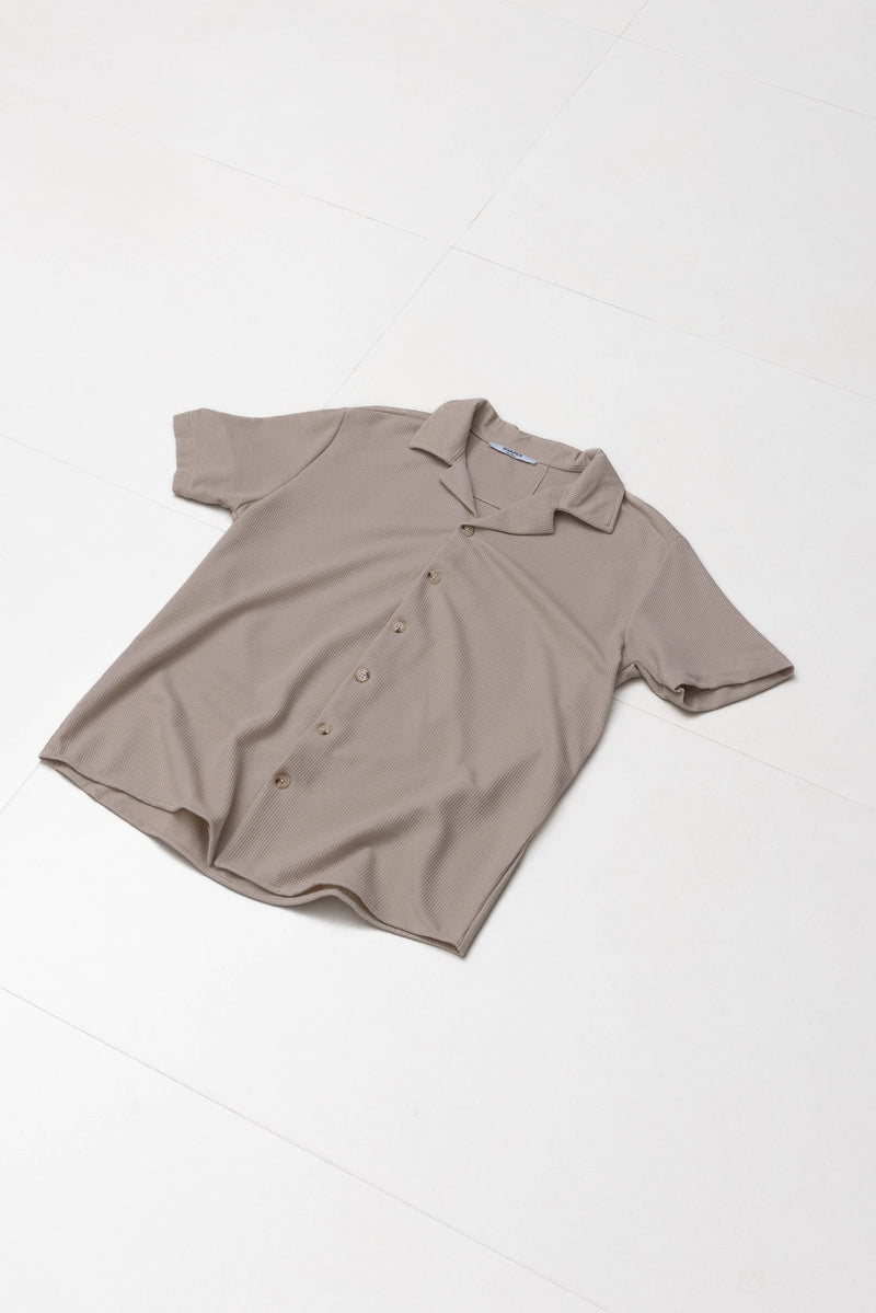 SLIM FIT TEXTURED SHIRT