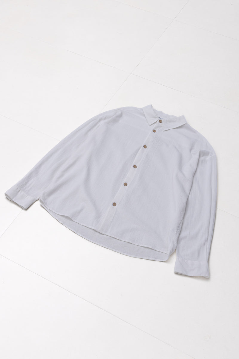 LINEN BLEND SHIRT