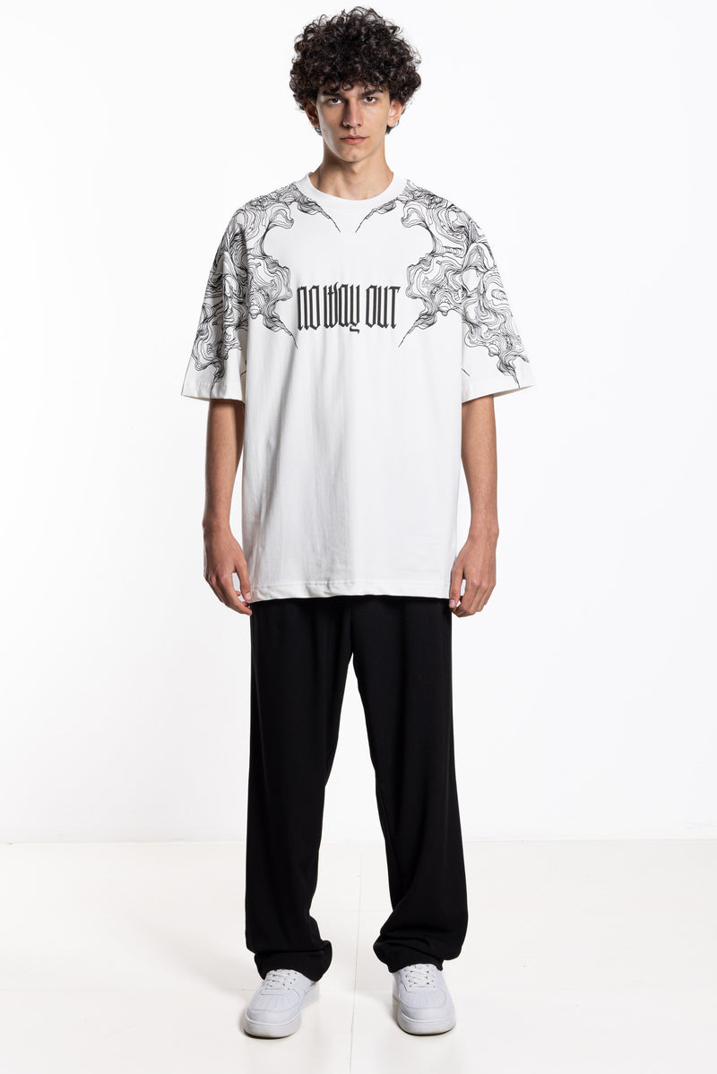 MIDWEIGHT T-SHIRT WITH CONTRAST PRINT