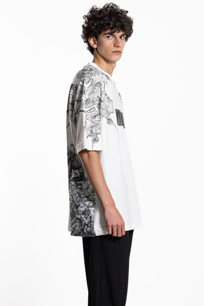 MIDWEIGHT T-SHIRT WITH CONTRAST PRINT