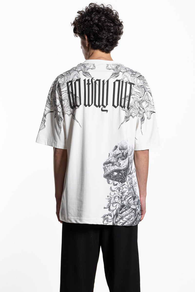 MIDWEIGHT T-SHIRT WITH CONTRAST PRINT