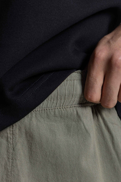 LINEN BLEND CARGO TROUSERS