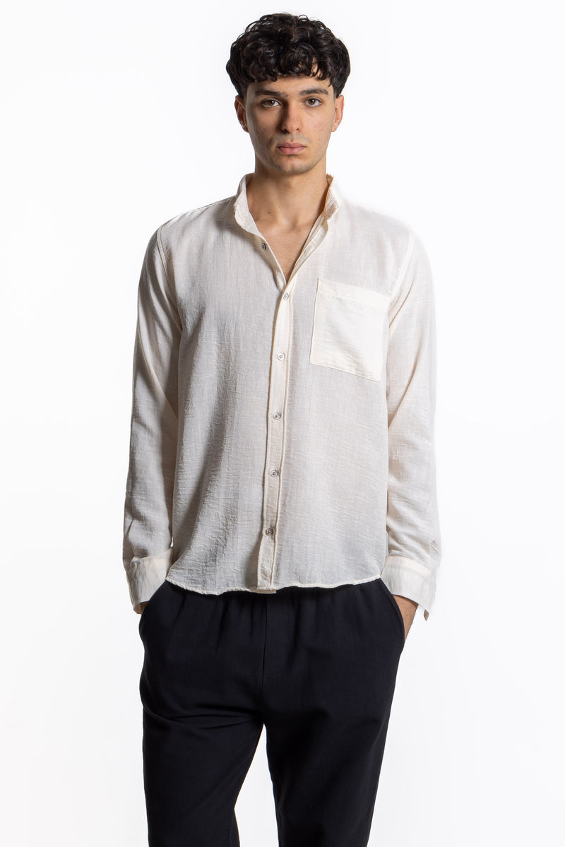 COTTON LINEN SHIRT