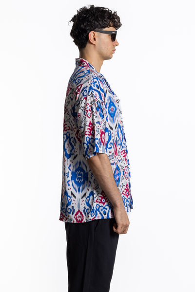 LIGHTWEIGHT ABSTRACT PRINT SHIRT